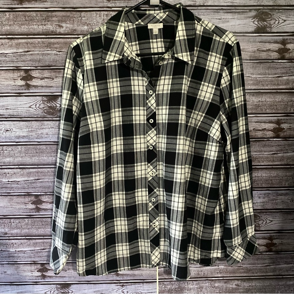 Talbots Women's Long-Sleeved Button-Down Top Size XLP